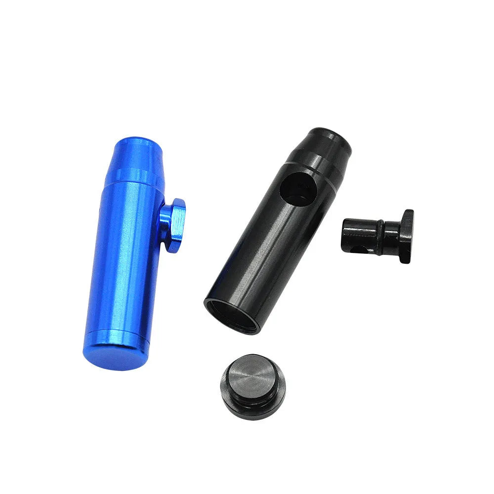 Aluminium alloy cigarette holder with 53mm flat head in seven colour options