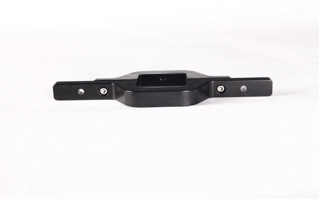 Black trailer hook lamp mounting bracket for off-road vehicle auxiliary lighting
