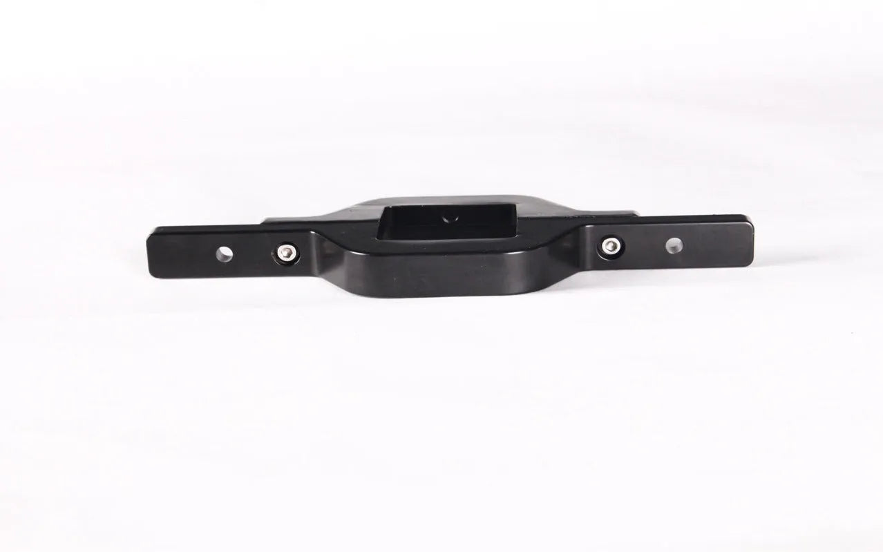 Black trailer hook lamp mounting bracket for off-road vehicle auxiliary lighting