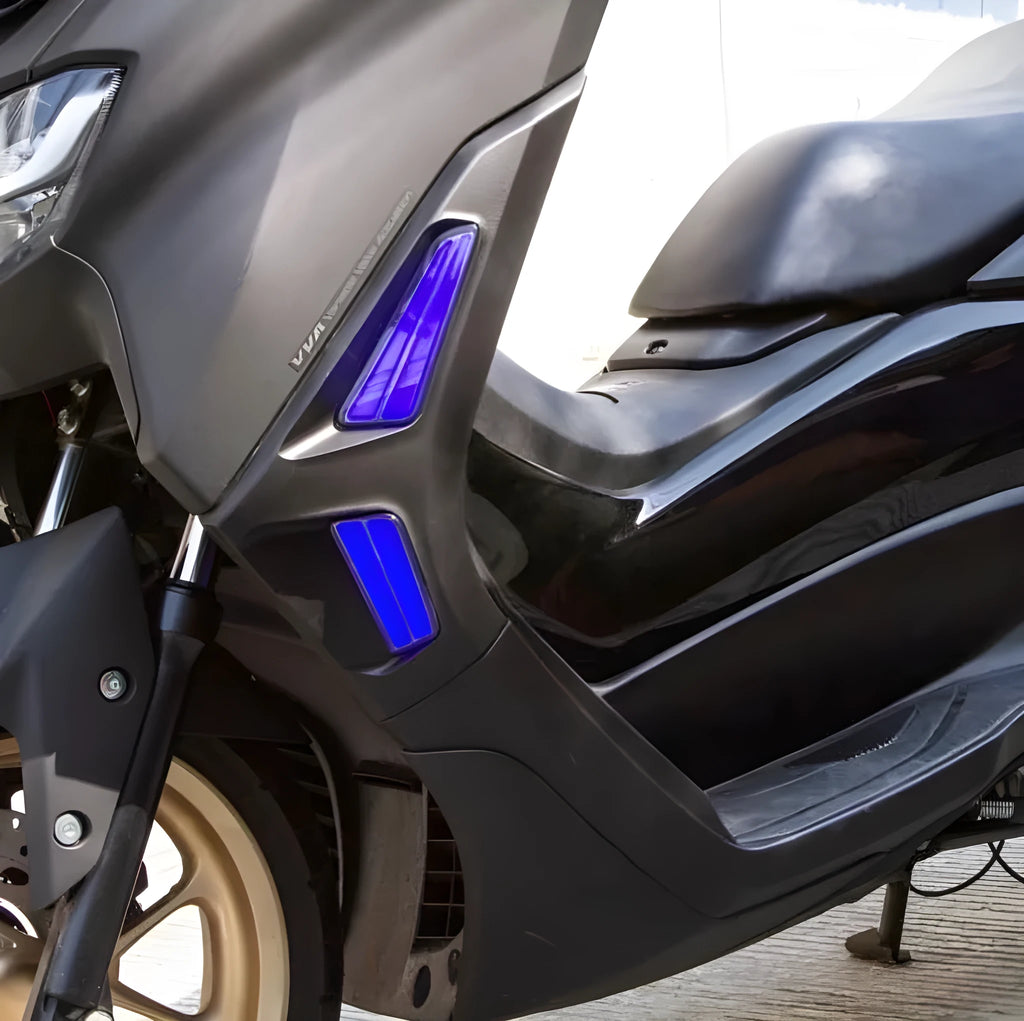 NMAX155 scooter LED turn signal light in blue and yellow colour option