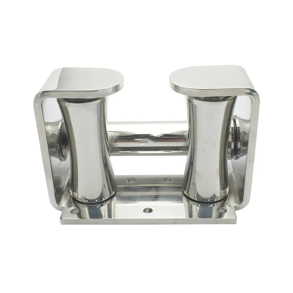 316 stainless steel solid roller guide anchor wheel seat 100 x 150mm model 3311SA mirror polished marine hardware