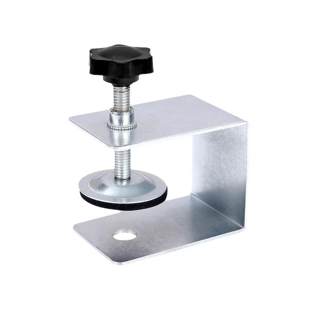 Drawer panel fixing clips in stainless steel or galvanised sheet metal construction