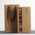 Gift box of six flavor flower tea with 18 tablets including jasmine, lily, peony, yellow chrysanthemum, rose, and chrysanthemum
