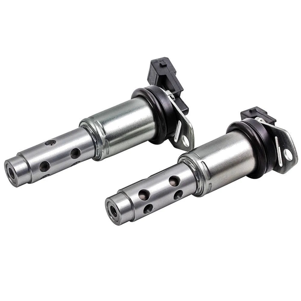 Metal BMW camshaft VVT solenoid valve for 1, 3, and 5 Series engines.
