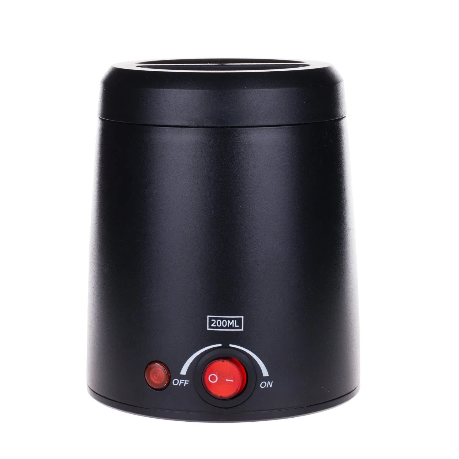 Portable constant temperature wax melting machine 80W black compact 11x9.5x13cm with removable power cord