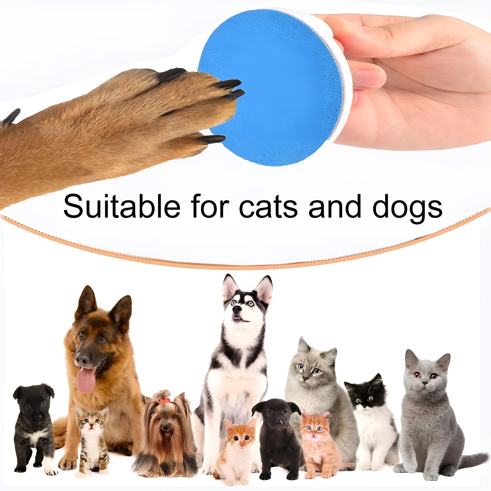 Upgraded dog nail file scratch board in choice of colours with ergonomic handle.