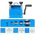 SD-017 manual wire stripping machine with adjustable dial for cable diameters from 0.5 to 17 millimetres.
