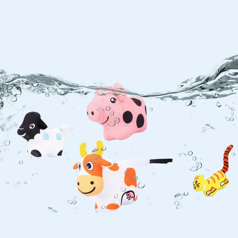 Baby play blanket with animal print design for crawling and tummy time, 1cm thickness