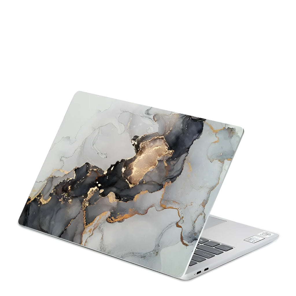 Painted plastic notebook protective case in purple stone colour for 13 inch MacBook Pro