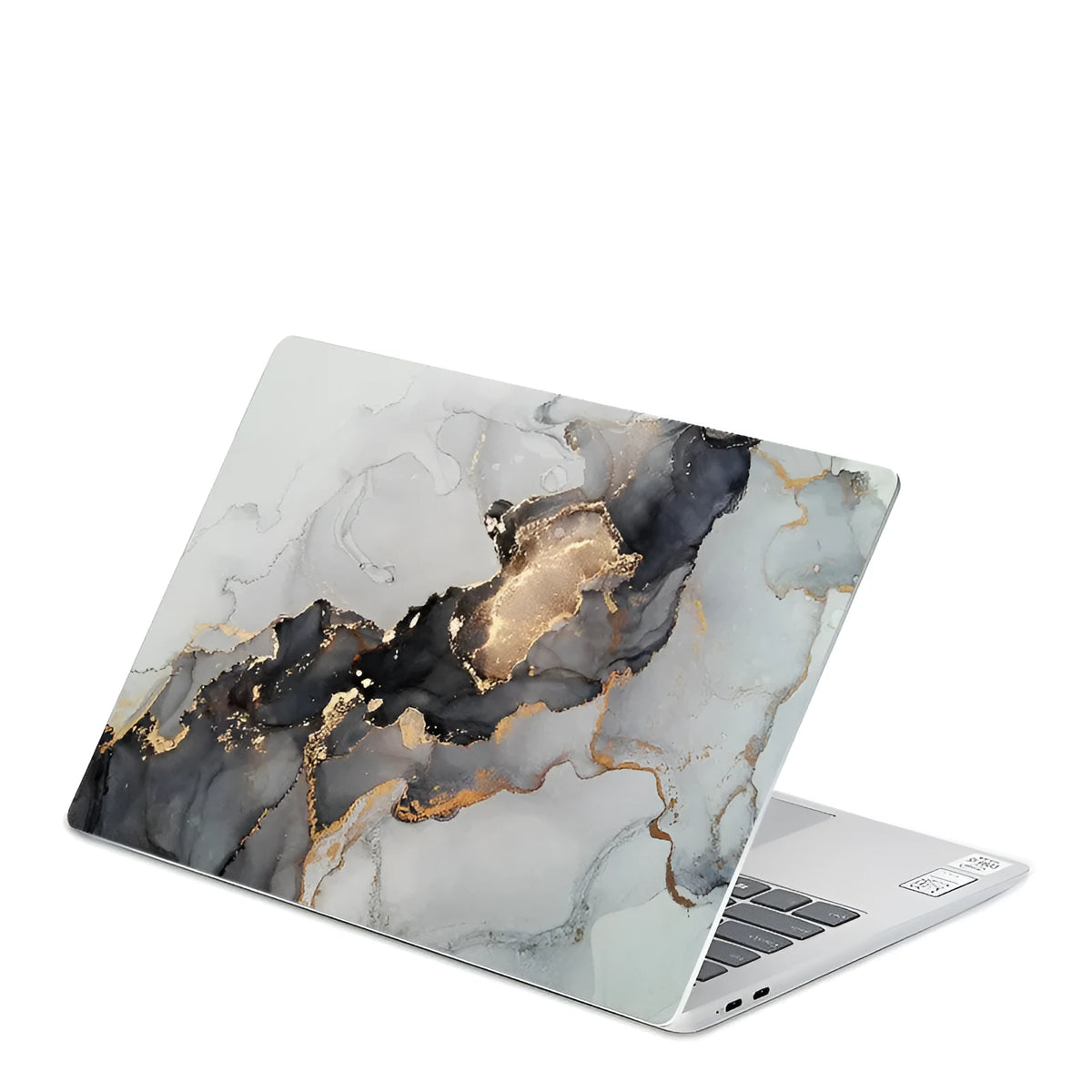 Painted plastic notebook protective case in purple stone colour for 13 inch MacBook Pro