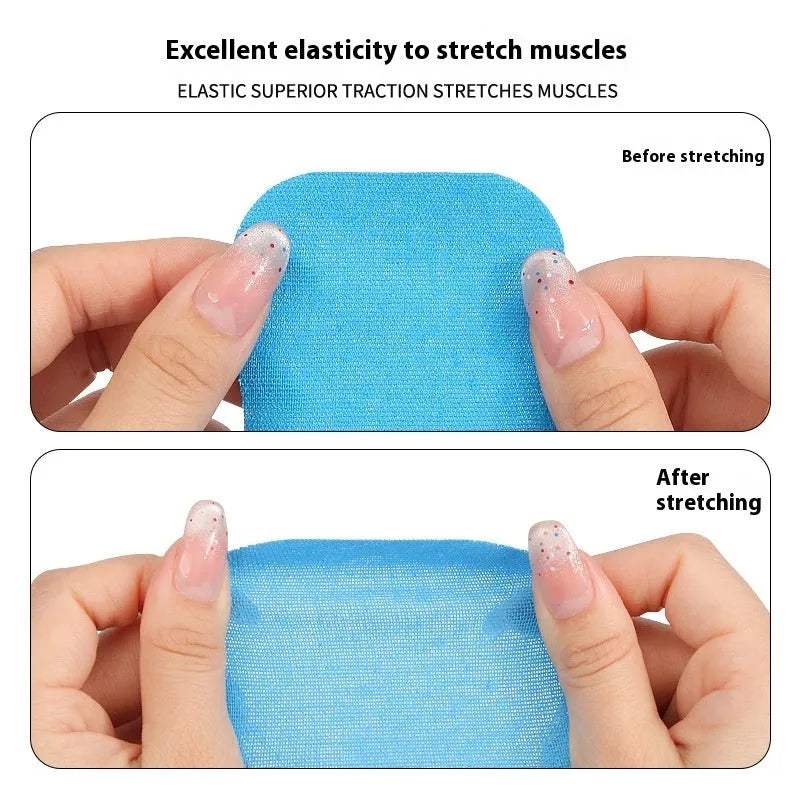 Pre-slitted elastic sports ankle support bandage for running and fitness in black