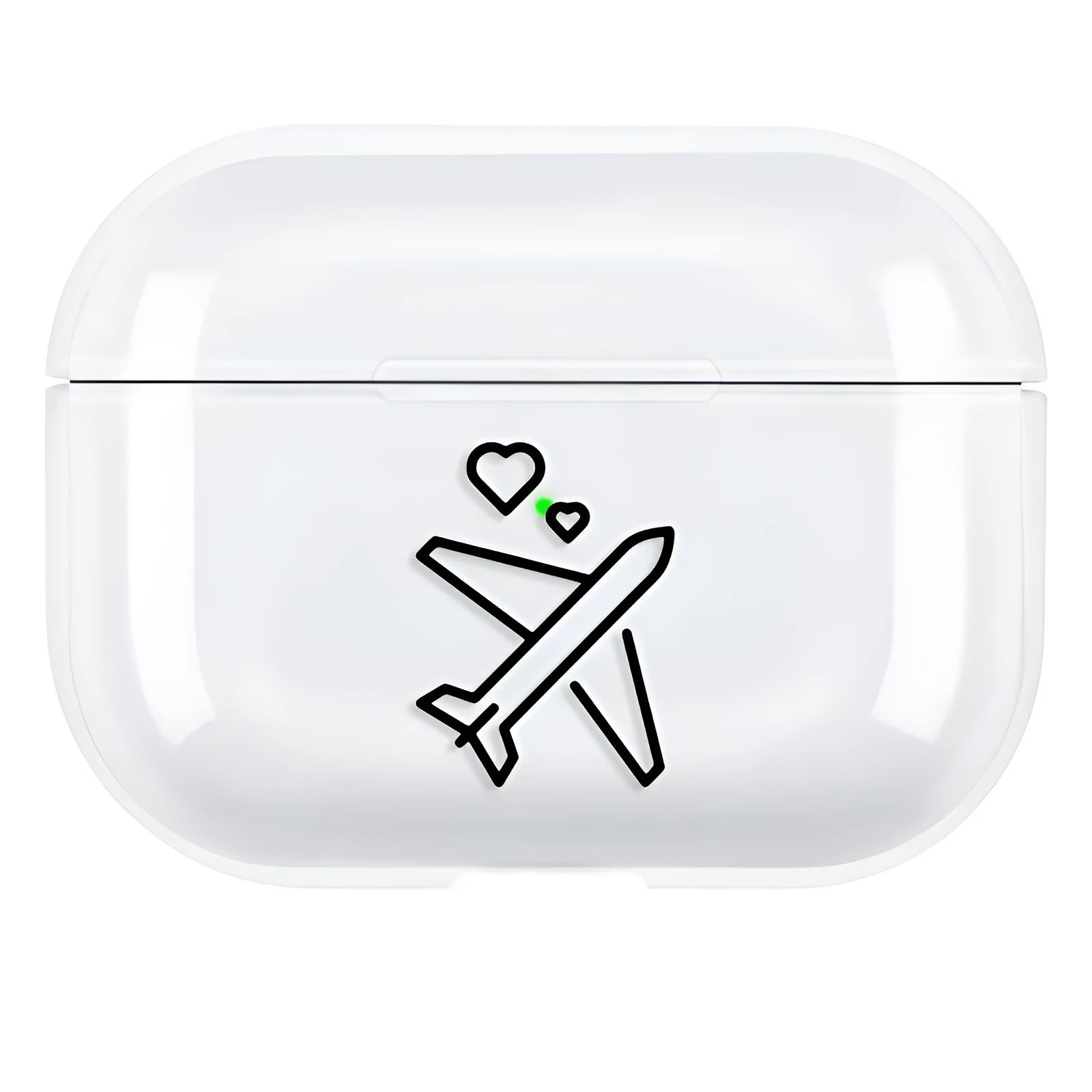 Simple solid colour PC protective shell case for AirPods Pro 3 charging case