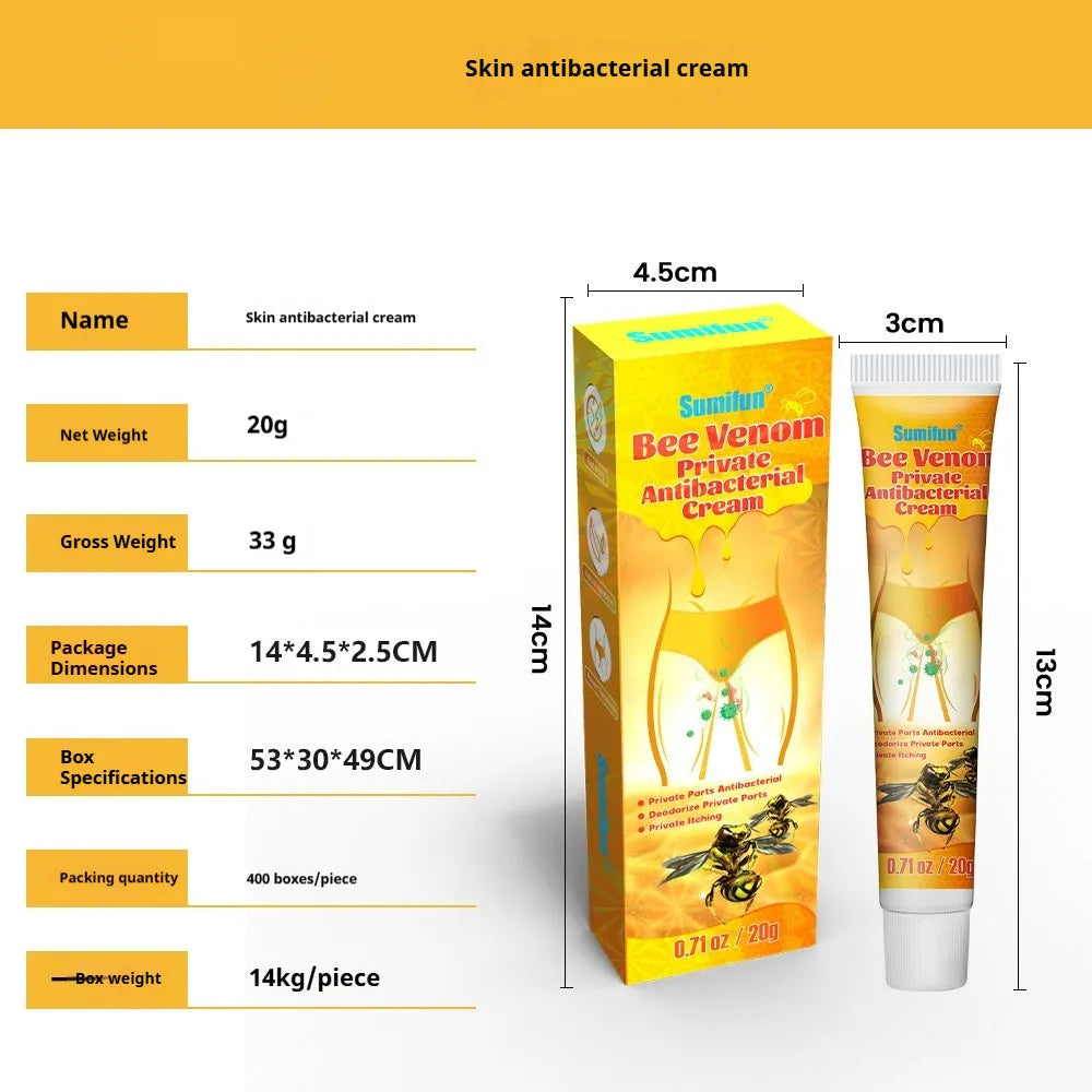 Male pruritus vulvae cream 20g tube for soothing genital itch relief