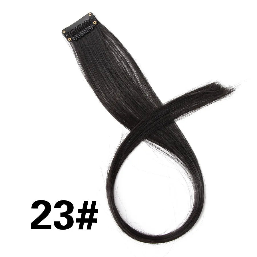 18 inch wig hair extension in selected colour style, single piece or 4PC set option