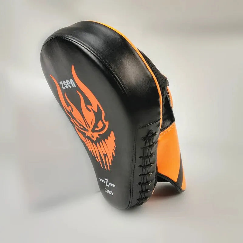 Boxing training hand target PU childs punch mitt orange colour for youth sparring
