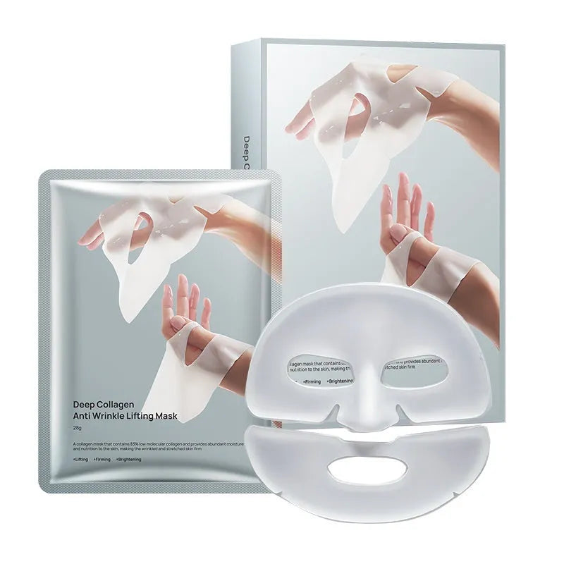 28ml collagen anti-wrinkle moisturising face mask single piece packaging