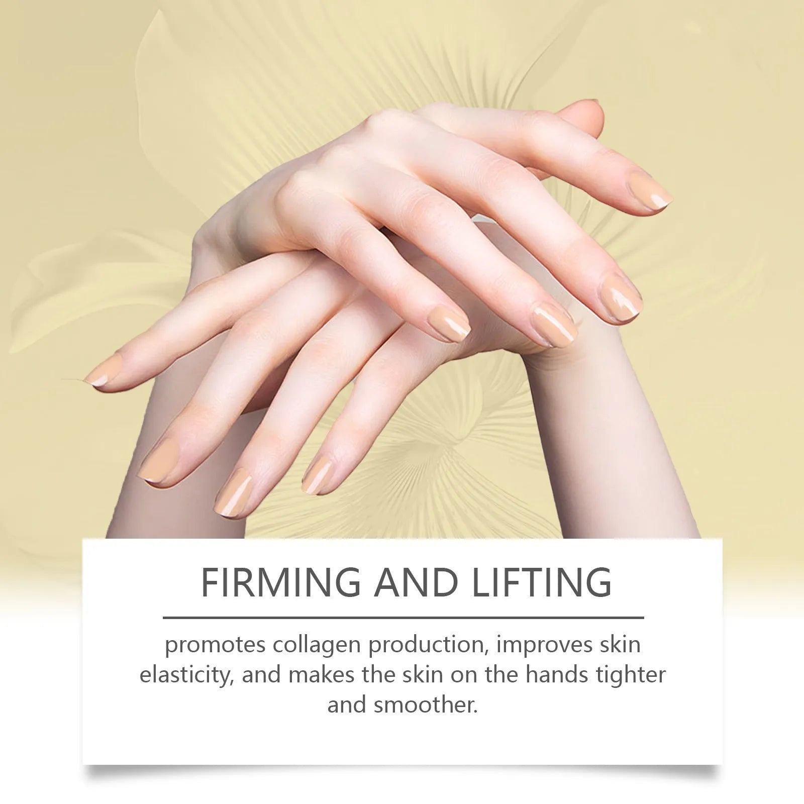 30g hand cream container for skin cleaning and cuticle treatment with nicotinamide and retinol