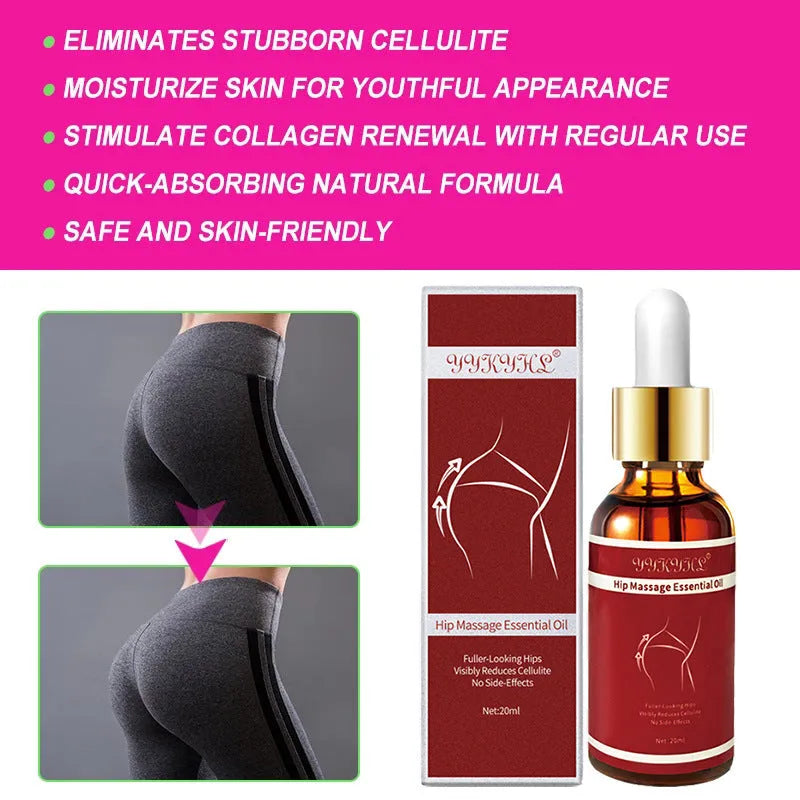Sculpting Butt Lifting Cream Massage Oil 20ml grapeseed oil moisturising body care bottle