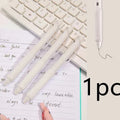 Macaron colour press gel pen with 0.5mm tip in three smoked colour options