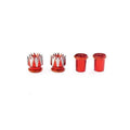 FPV remote control split non-slip rocker head metal 3D rocker M3 in black and red colour options
