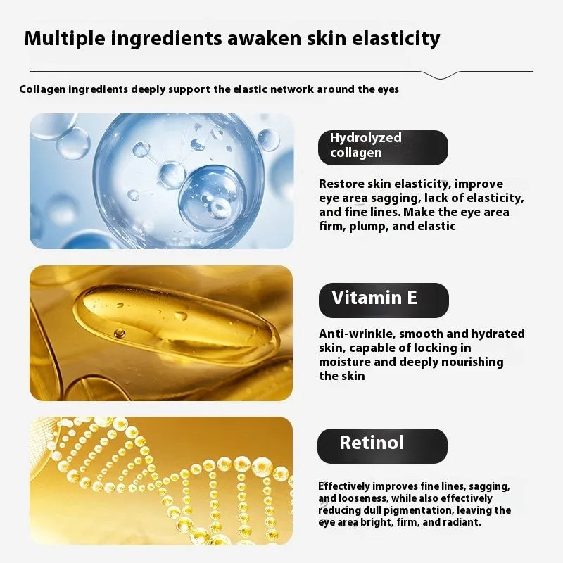 Hydrogel eye mask for anti-wrinkle firming moisturising, 7g single piece, universal skin type