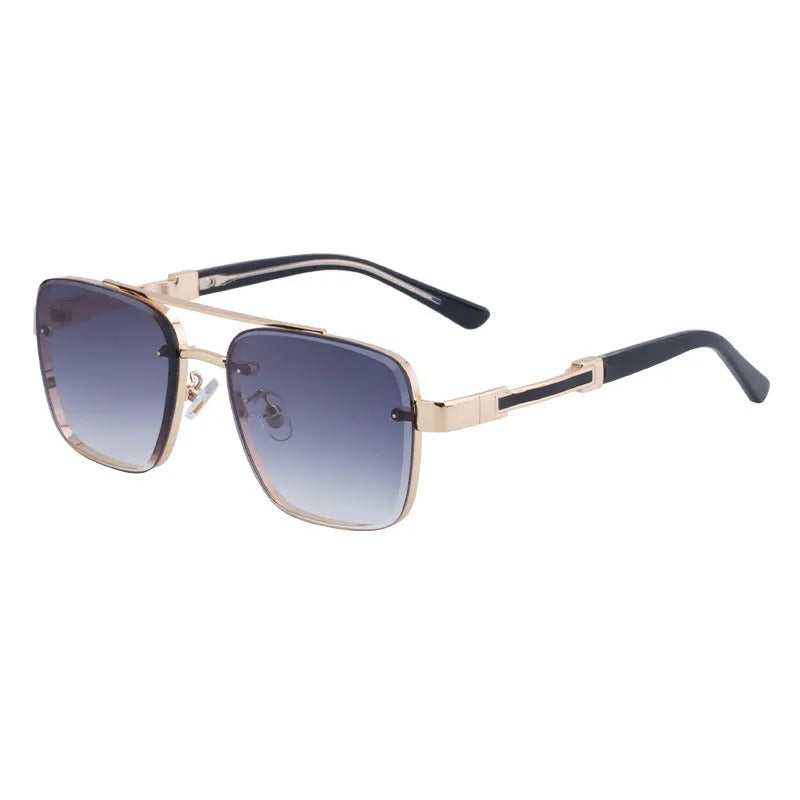 Men's vintage sunglasses with UV protection available in seven colour options