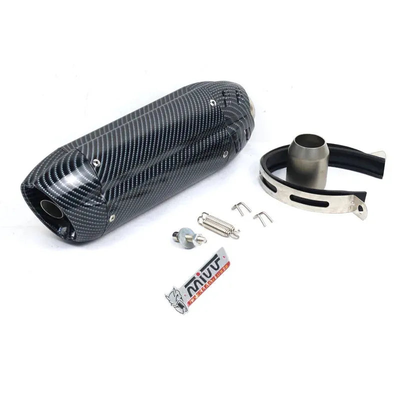 Stainless steel motorcycle exhaust modification pipe with hexagonal shape