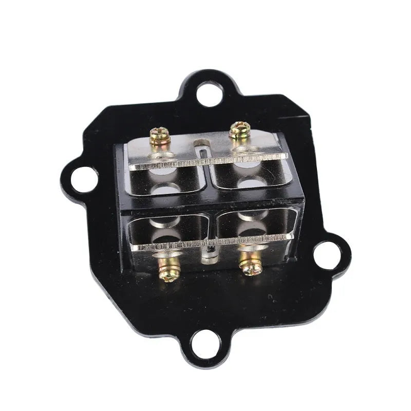 Green painted carburetor spring valve for scooter models with titanium steel construction