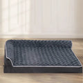Waterproof fabric pet sofa kennel for cats in light gray – removable washable design