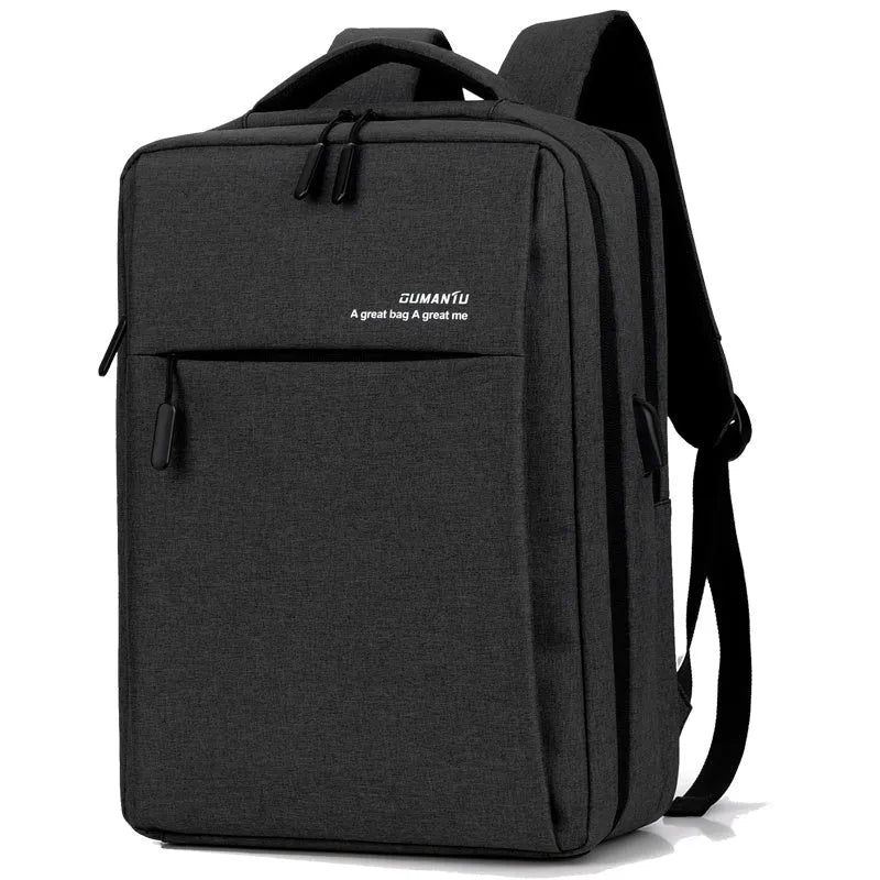 Waterproof Oxford cloth backpack laptop bag with shoulder strap, 41x31x14cm, available in multiple colours