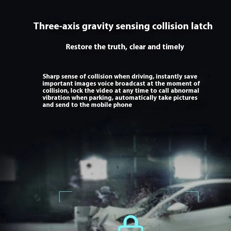 Black plastic 4G car dash camera with GPS navigation and wide angle lens for vehicle recording and monitoring