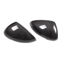Pair of black carbon fibre Porsche Macan mirror covers for 2014-2022 models