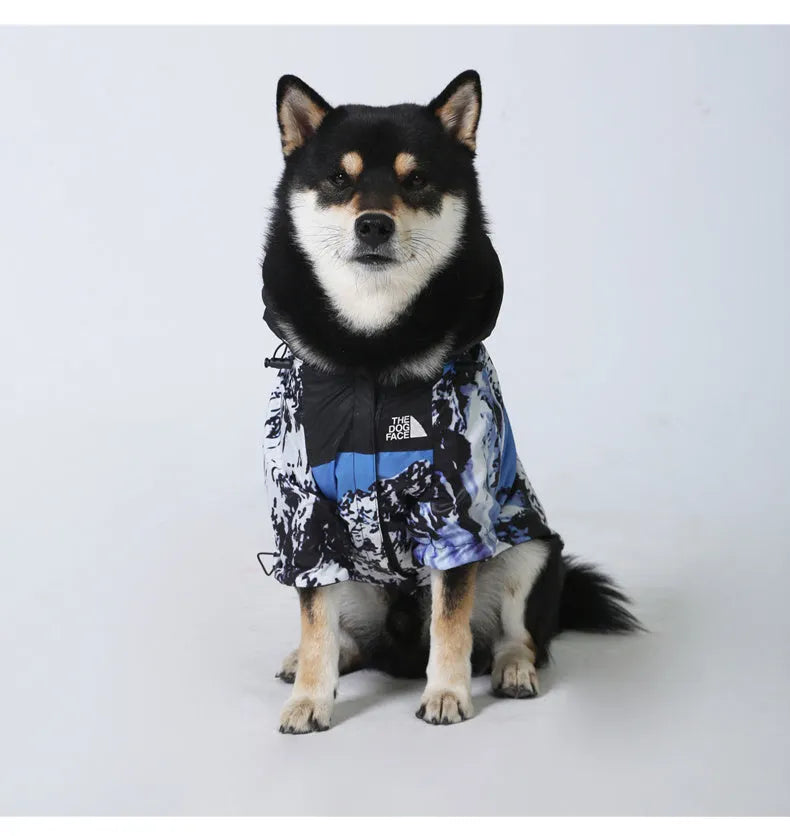 Leisure raincoat in black, windproof and waterproof design for outdoor use