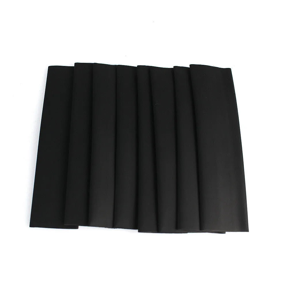 Black polyolefin heat shrink tube kit with flame-retardant waterproof properties for cable and USB wire insulation