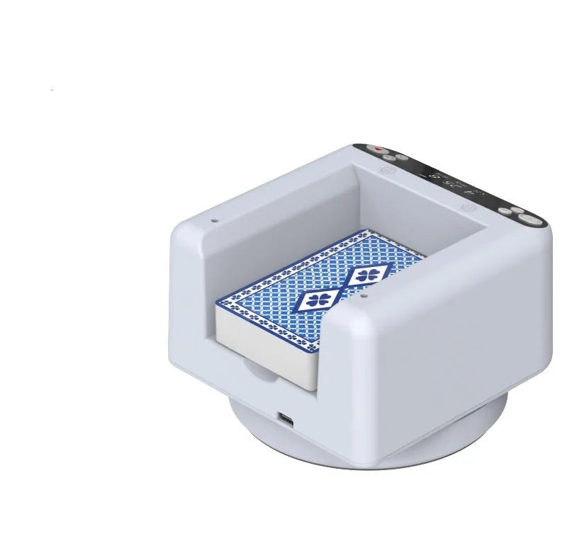 Black automatic card dealing device for poker games with third generation processing technology