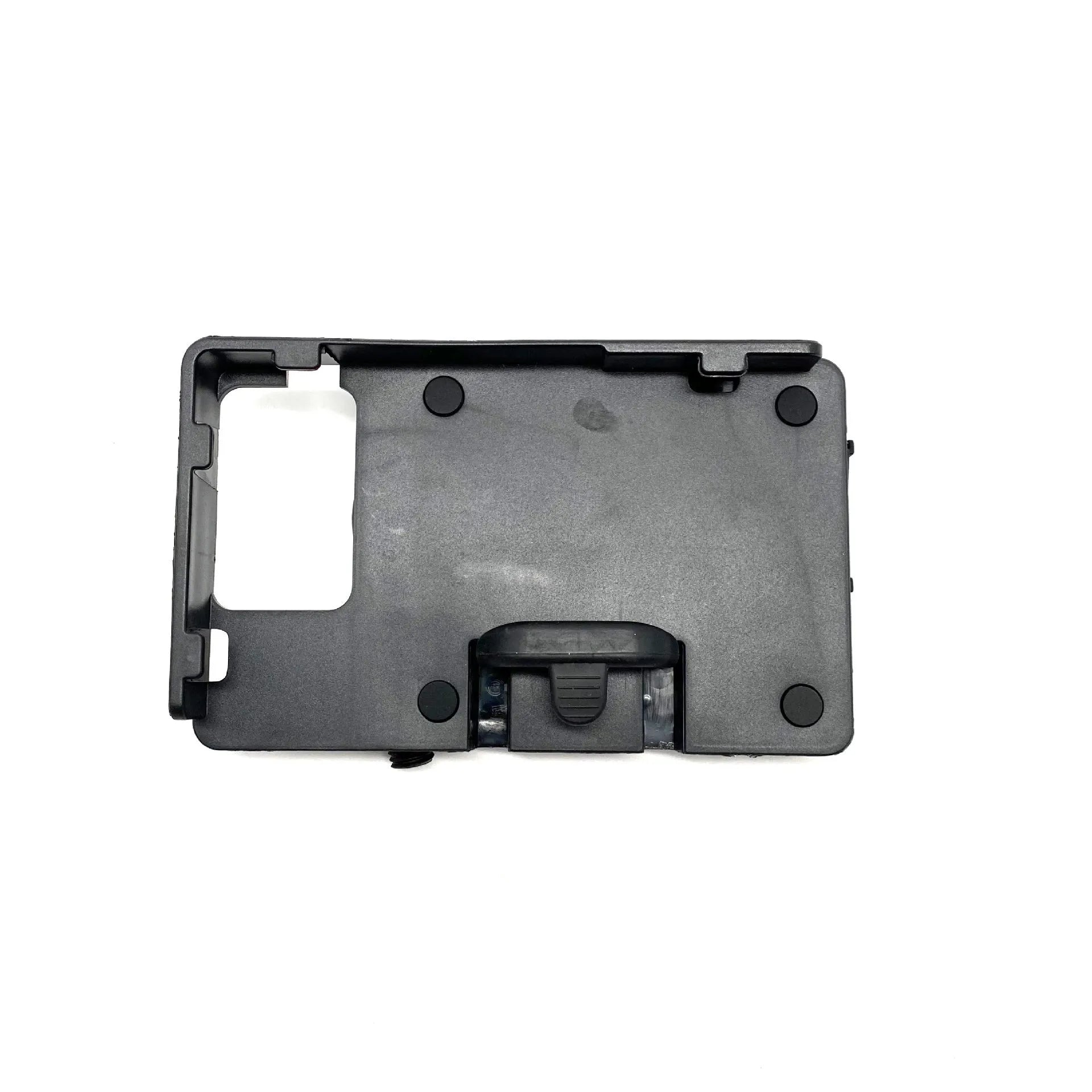 Black ABS plastic navigation mounting bracket for BMW R1200GS and R1250GS motorcycles