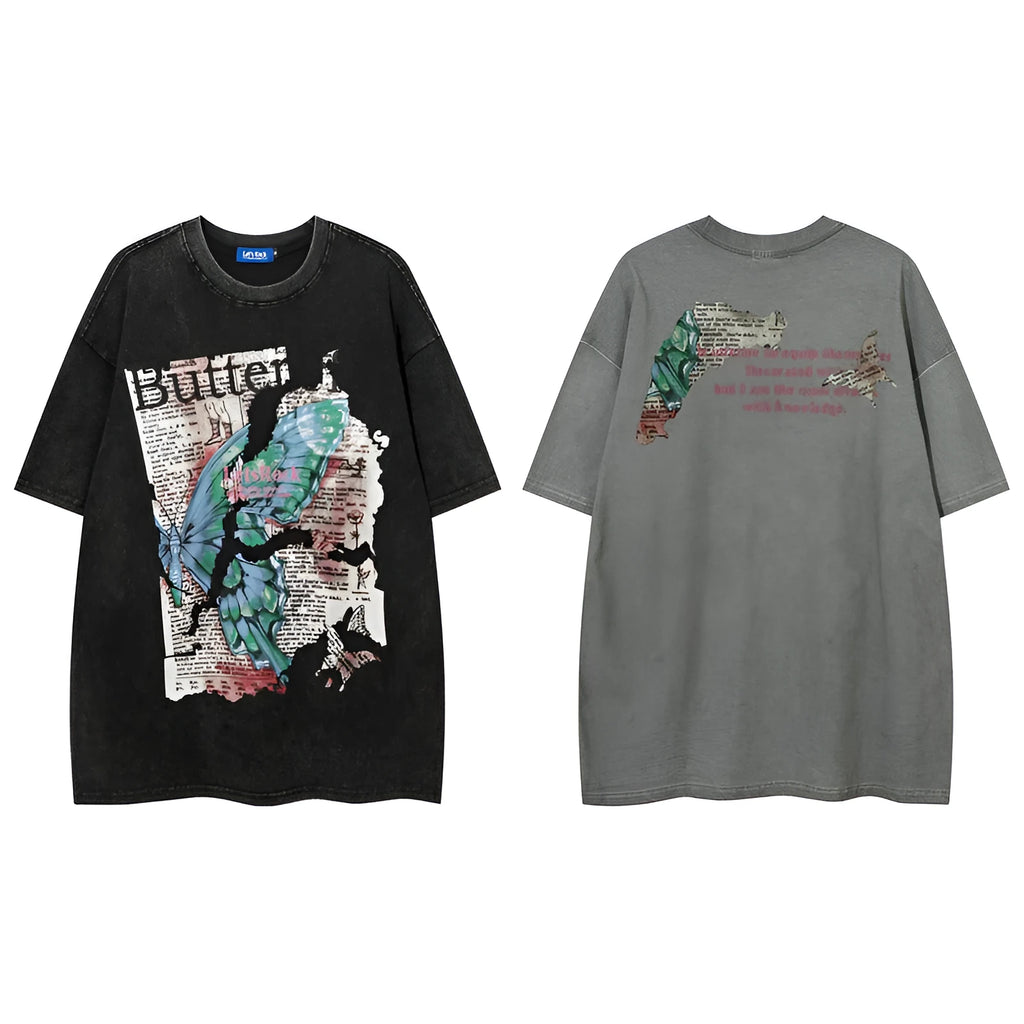 Short Sleeve Men Clothing Summer Fashion Brand Cotton Pullover Top Regular Fit Loose Style Letters Print Black Gray Sizes M L XL XXL