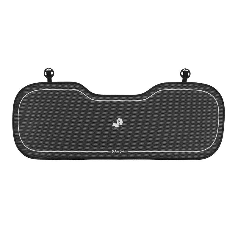 Cartoon panda automotive cushion with plush cover and pp cotton filler for car seating comfort