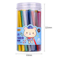 55-piece set of transparent hot melt glue sticks with 7.0mm diameter for craft projects