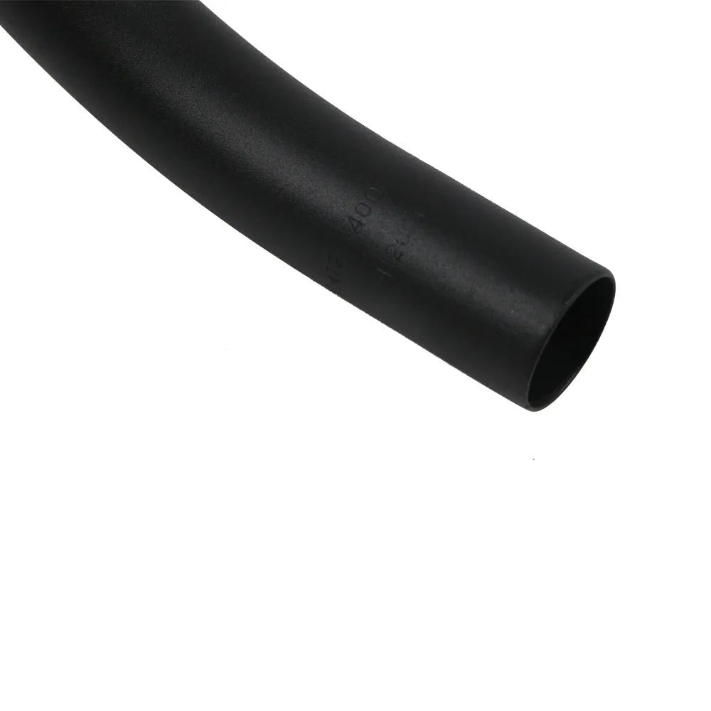 Black aluminium alloy road bike bent handlebar showing its curved shape and clamp area