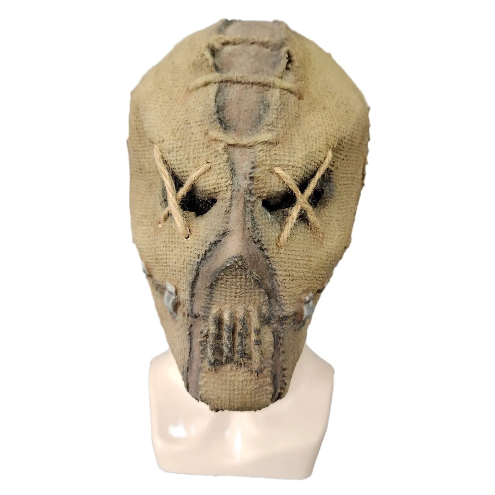 Latex scar skull Halloween mask head cover horror costume accessory