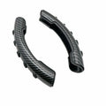 Carbon fibre black anti-slip steering wheel sleeve for 38cm diameter wheels.