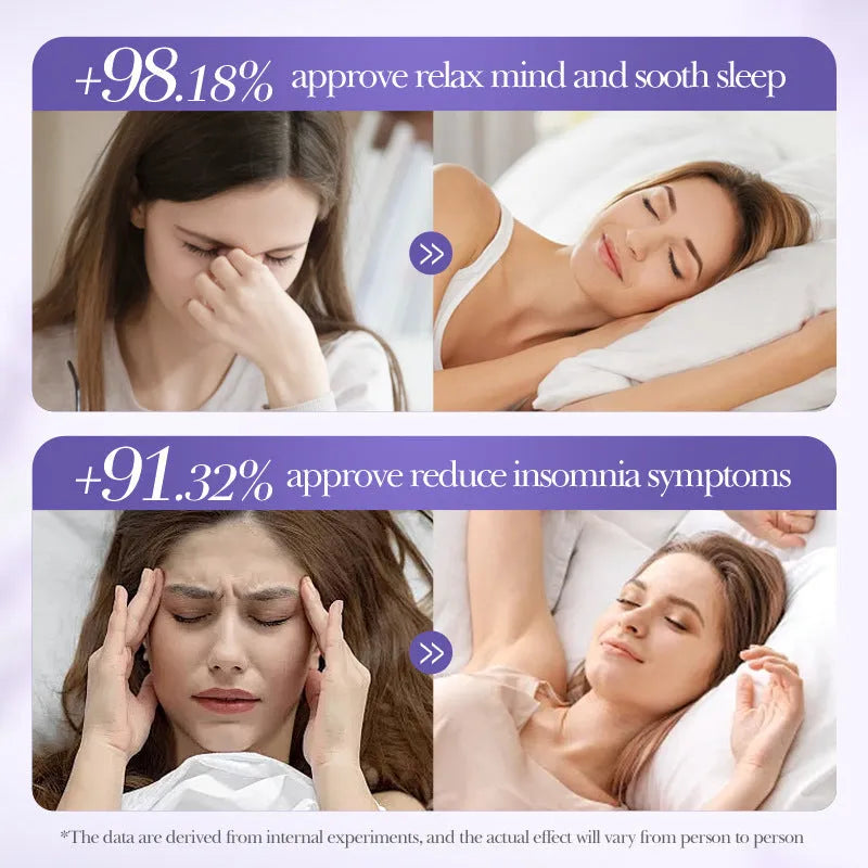 85ml natural sleep spray bottle with lavender and valerian root extract for aromatherapy