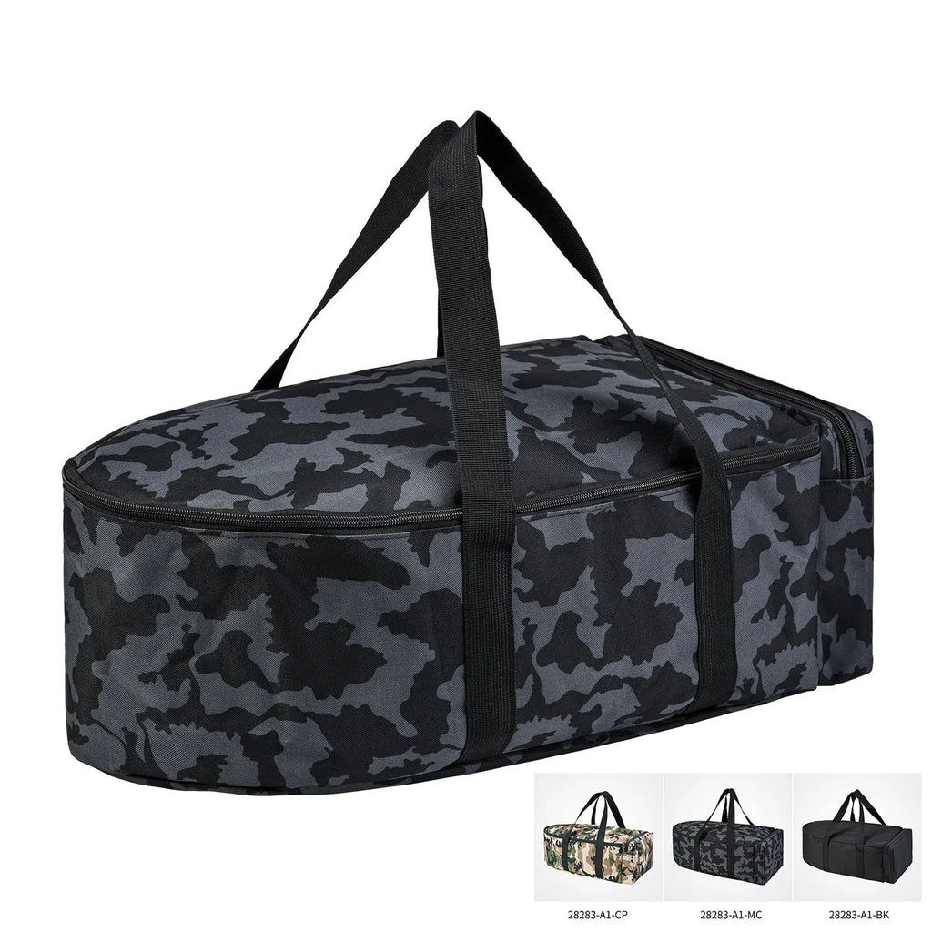 Portable remote control fishing bag made from 1000D polyester fibre in camouflage colour for boat storage