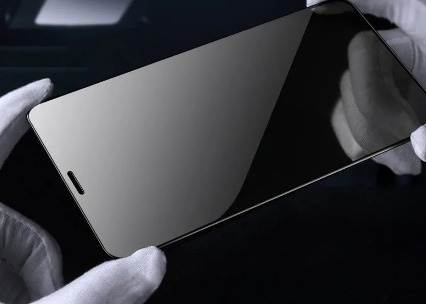 Samsung Galaxy tempered glass screen protector with full coverage and anti-fingerprint surface
