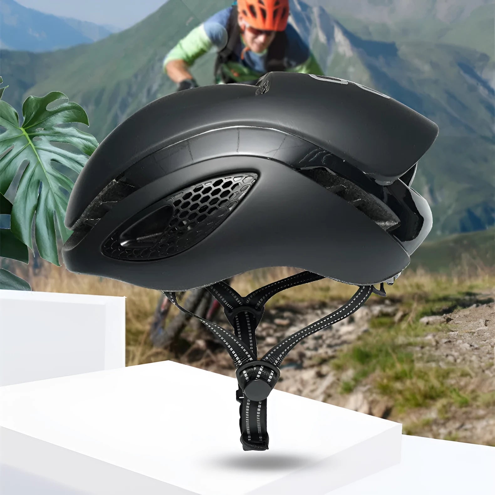 Adult road bike helmet with PC shell and EPS liner, simple design, available in multiple colours