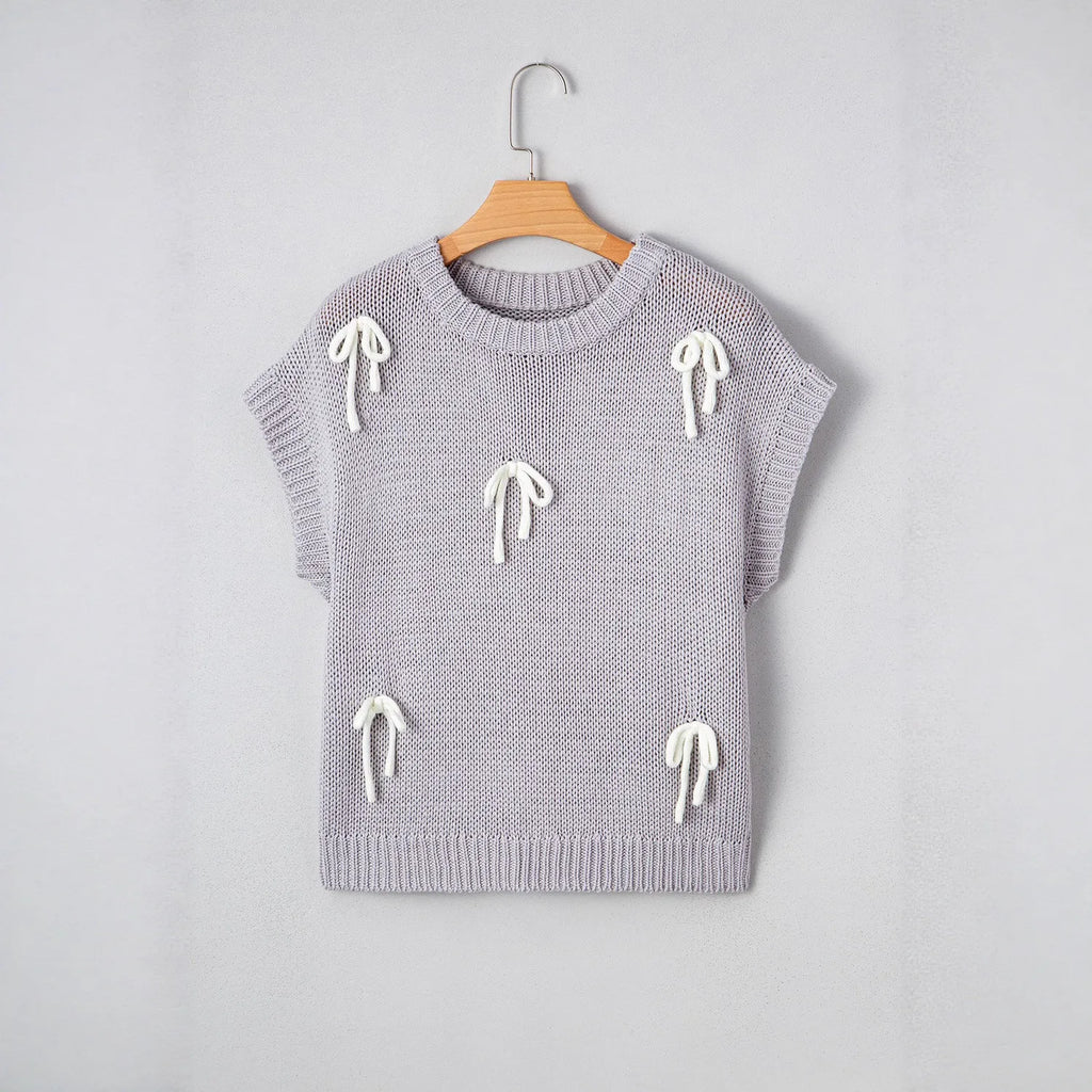 Women's beige hollow-out loose pullover top with batwing sleeves, acrylic fabric, casual Korean style