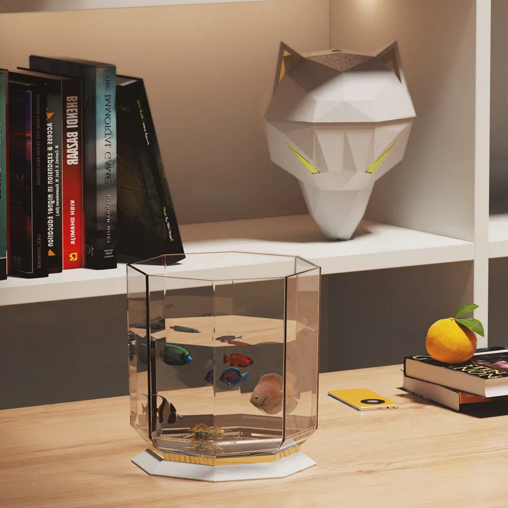 War Wolf ultrasonic desktop humidifier with colourful lights and USB cable
