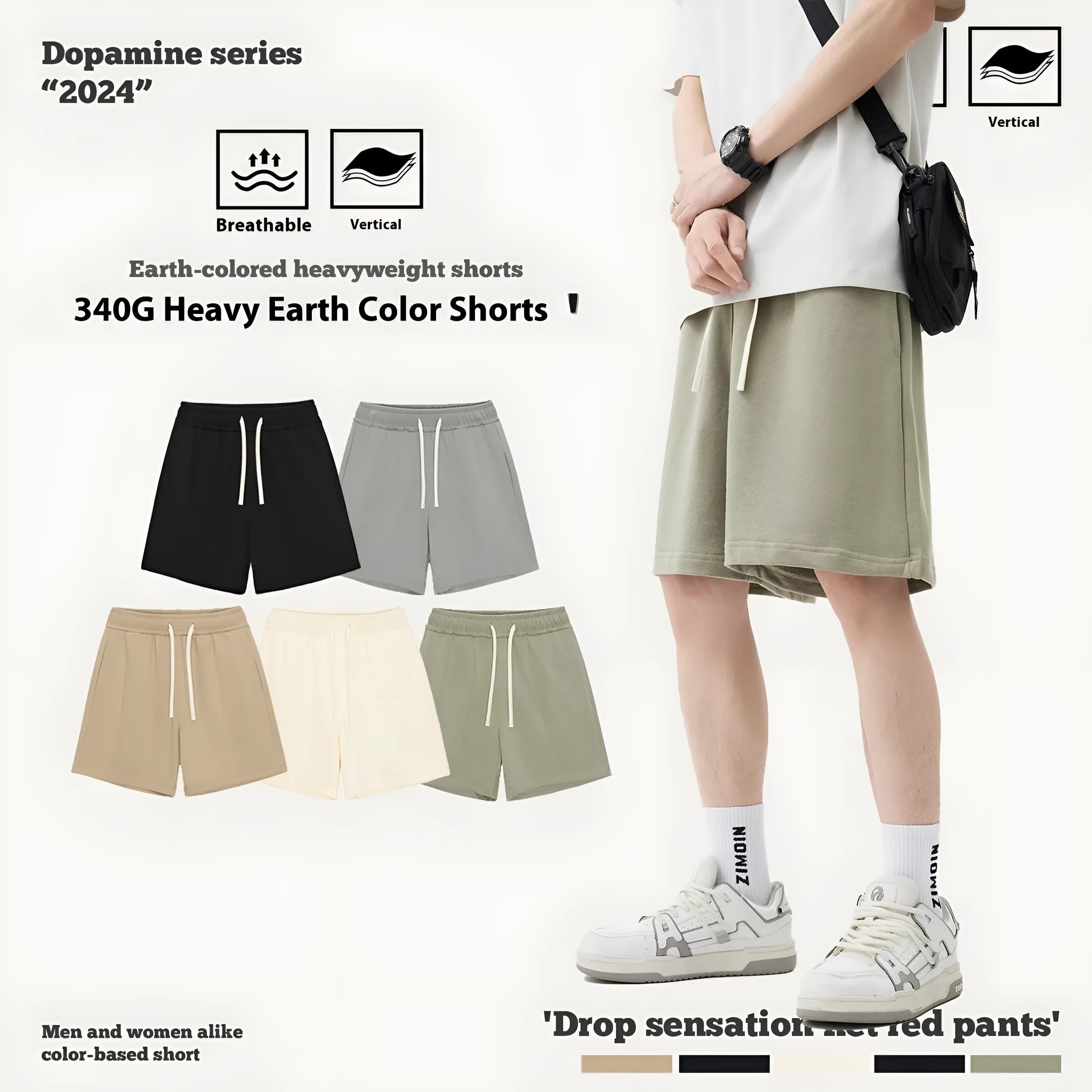 Casual cotton denim shorts for babies and toddlers in loose fit with multiple colour options