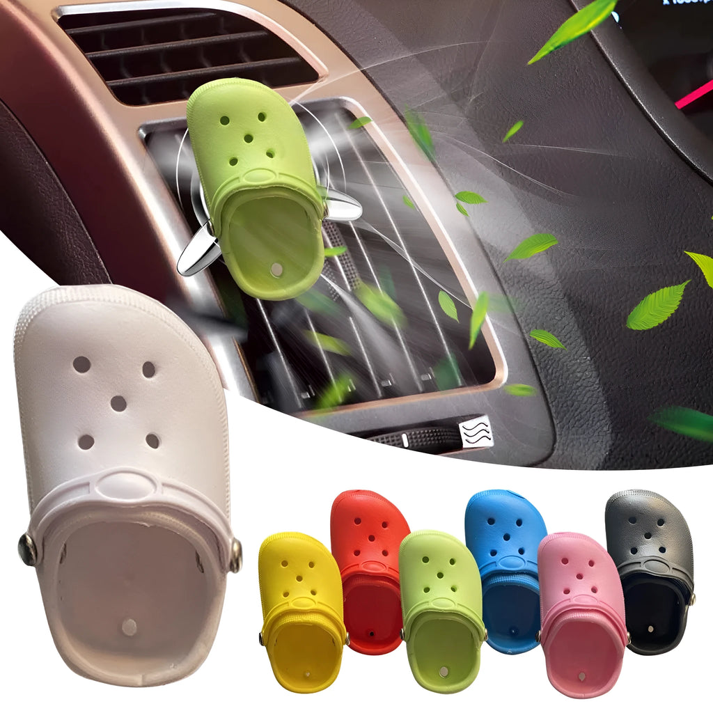 Car air vent aromatherapy diffuser clip in plastic with simple design, 10cm length